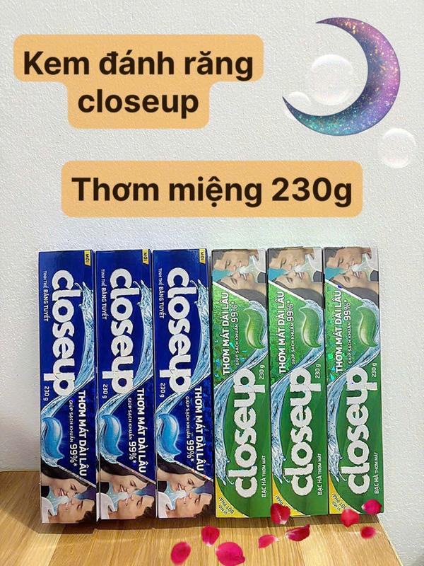 Combo 3 Kem đánh răng Closeup 230g thơm mát Bạc hà & Băng tuyết
