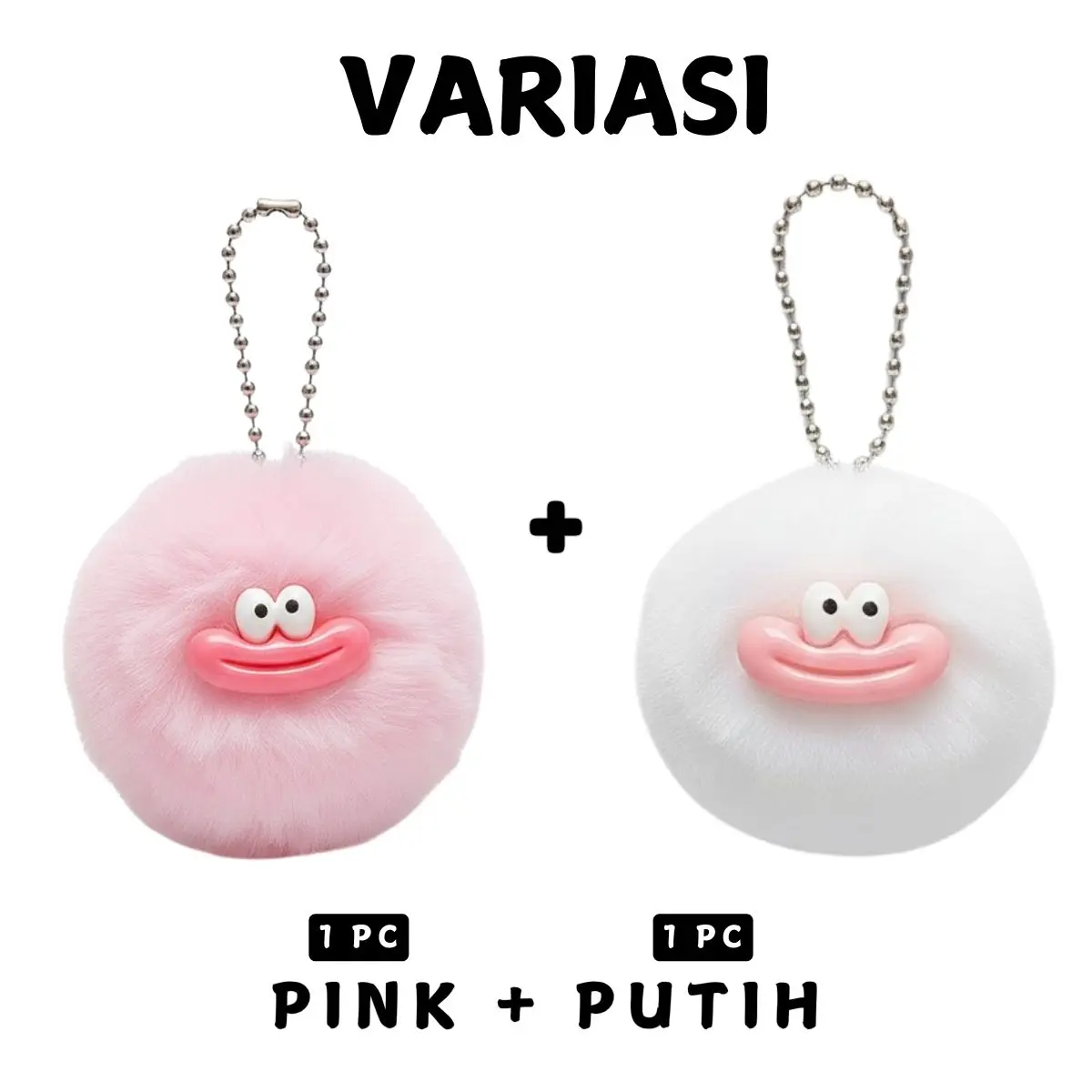 (C) PINK + PUTIH