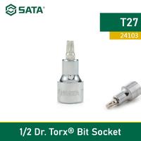 Gambar BIT SOK BINTANG 24103 - 1/2” DR. BIT TORX T27 SOCKET 50MM SATA dari SATA OS Kota Administrasi Jakarta Utara 1 Tokopedia
