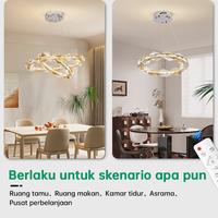 Gambar 【Penawaran terbatas】Lampu Gantung Minimalis Kristal Lampu Gantung Ruang Tamu Kamar Tidur 3Warna Mewah Lampu Hias pencahayaan indoor chandeliers lampuruangtamu COD - B18-8-40CM dari GOGEOUS Lampu store Kab. Tangerang 5 Tokopedia