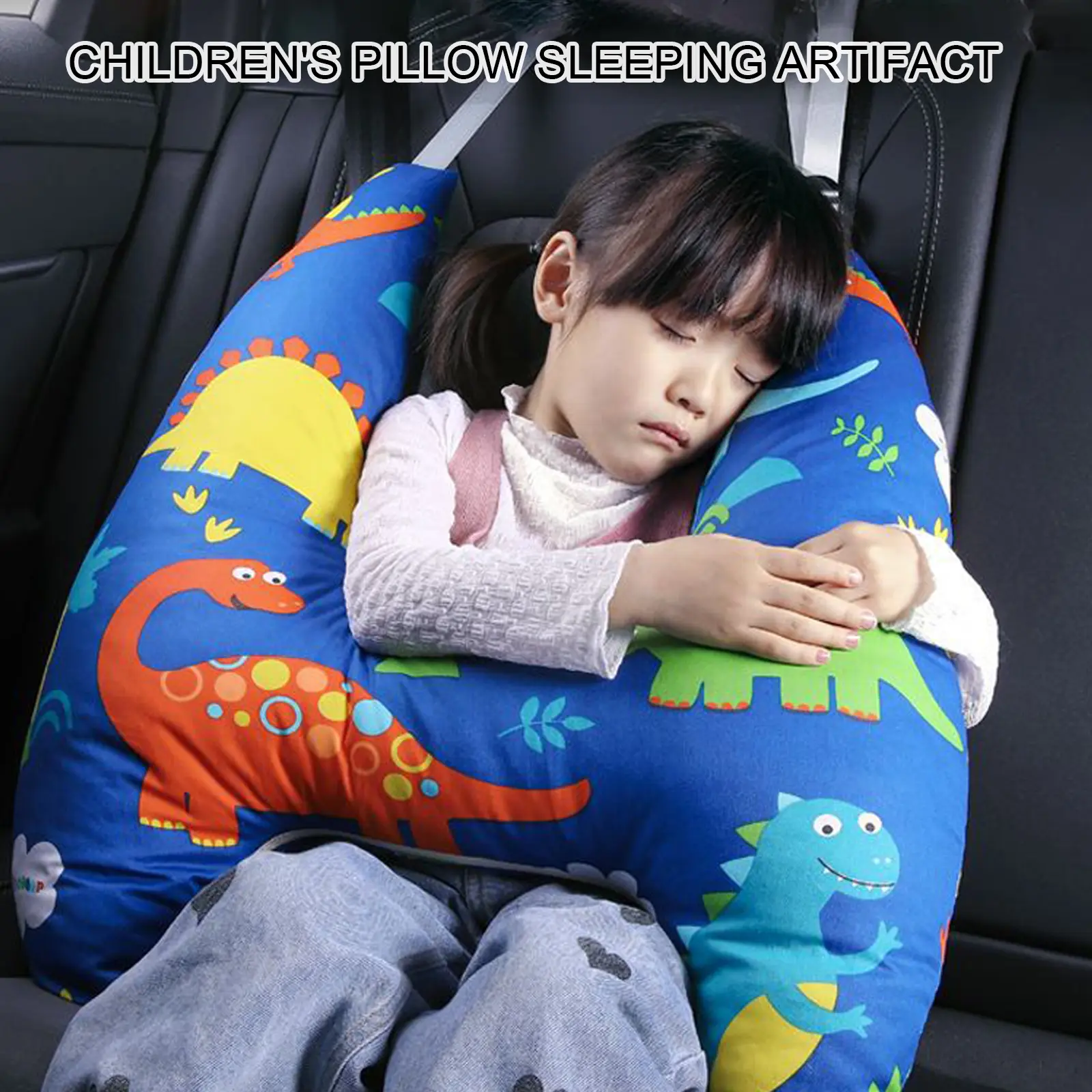 Child Car Seat Headrest Sleeping Head Support Children Nap Shoulder Belt Pad Neck Cover for Kids Travel Interior Accessories Baby