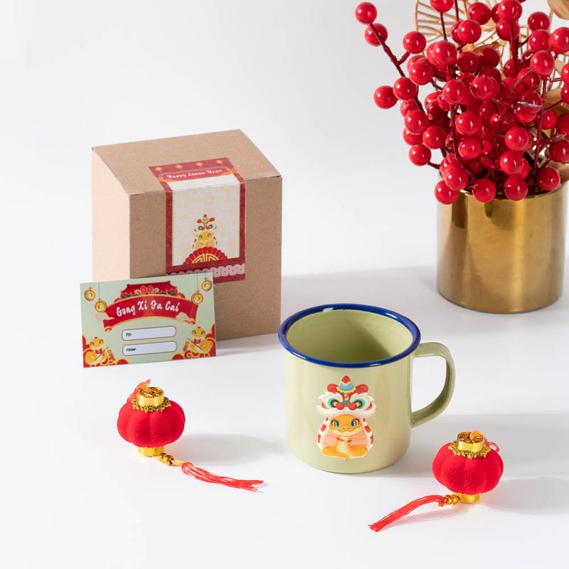 Hampers Imlek / Chinse New Year CNY/ Parcel Mug Enamel 2