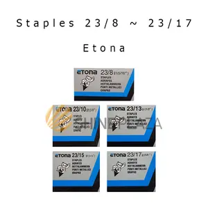 Refill Staples Etona 23/8 23/10 23/13 23/15 23/17 - Isi Hekter Stapler Stepler Jepretan Tembak Gun Tacker