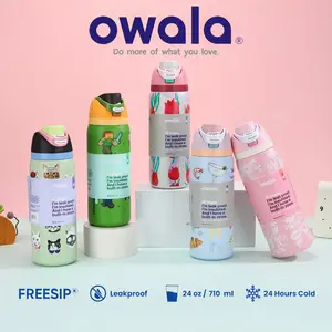 Owala FreeSip 710ml/945ml - Botol Minum Edisi Spesial, Sistem 2 Cara Minum & Anti Tumpah