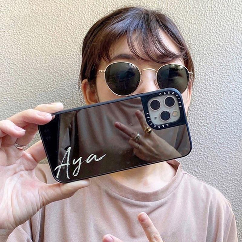 Product Introduction of 【กระจก】เคสโทรศัพท์ออกแบบลายเซ็นแบบกำหนดเองสำหรับ iPhone 15 PRO MAX 14 13 12 11 PRO MAX 6