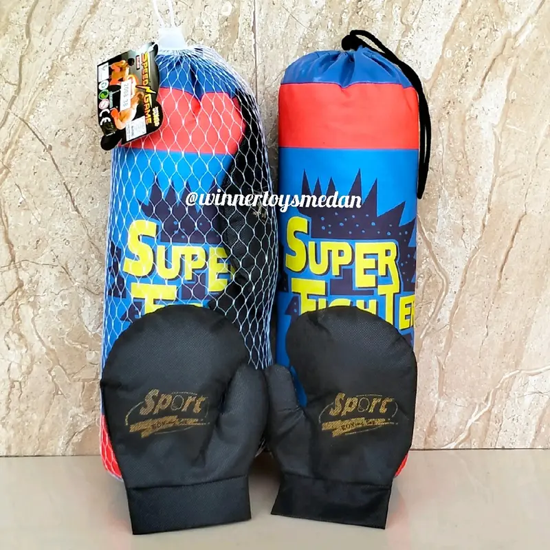 Mainan Samsak Sarung Tinju anak / Mainan Speed Game Boxing 0