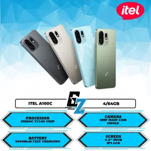 ITEL A100C 4GB 64GB READY ALL WARNA GARANSI RESMI