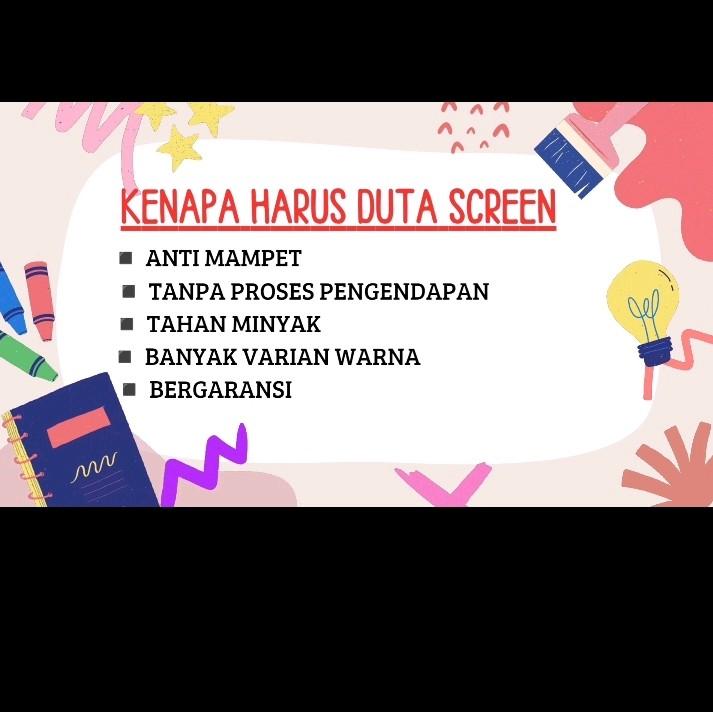 Tinta Duta Screen Warna Blue Peacock 1