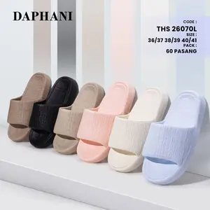 Sandal Slip On Wanita Dewasa Bahan Karet EVA Model Terbaru