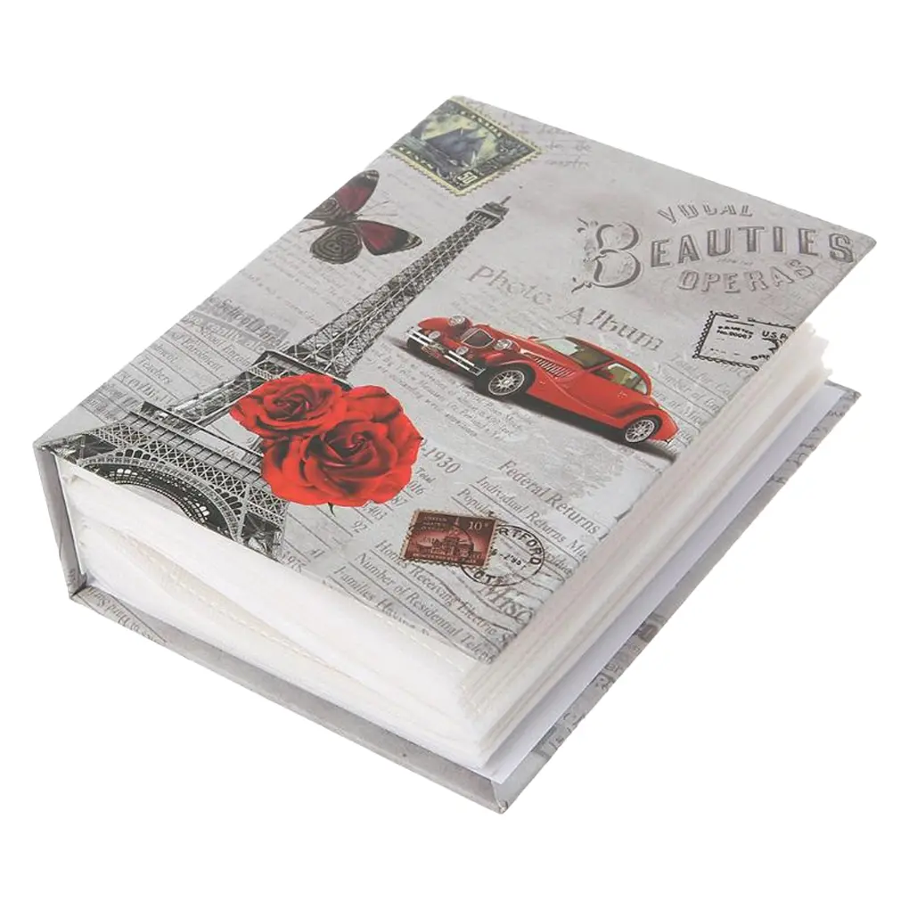 6-inch Children Growing Picture Pockets Traveling Memory Photo Album Vintage Style Couples Anniversary Photos Books Case