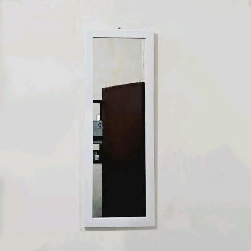kaca cermin dinding minimalis 65x33cm