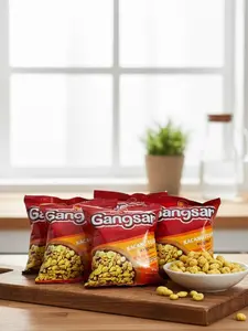 Gangsar Kacang Telur Mini Cruch 23 Gr - Camilan Praktis & Enak untuk Sehari-hari