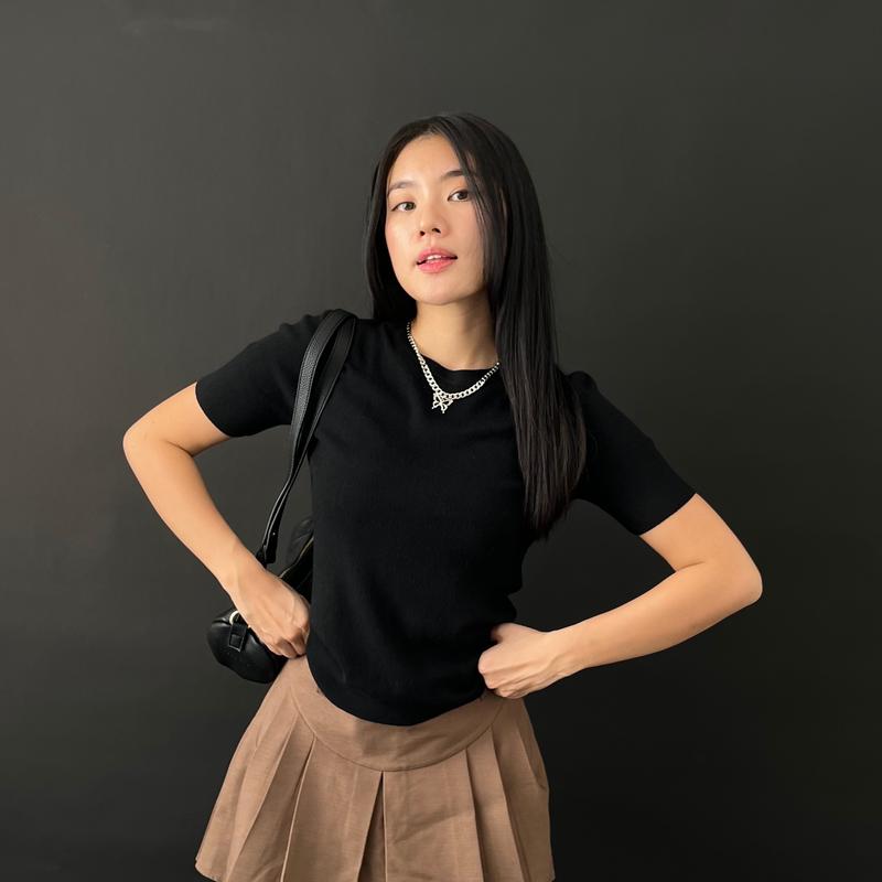 Jennie 14333 Lengan Rajut Korea Berkualitas 1