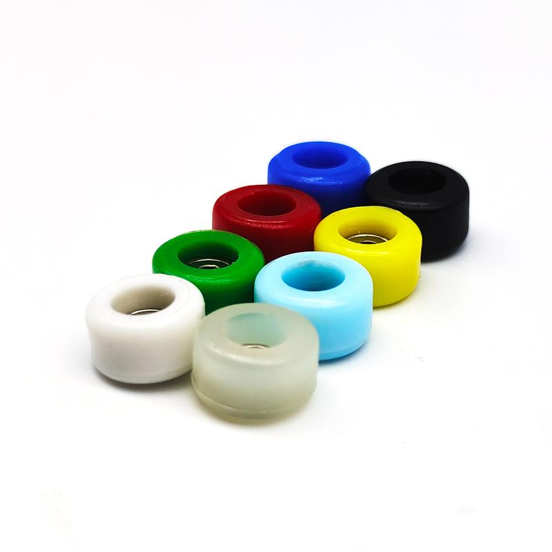 Bánh xe ổ trục fingerboard, Bộ 4 cái, Bánh xe chuyên nghiệp, Bánh xe nhựa, Thích hợp cho đầu ngón tay và Ván Trượt 2