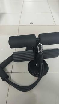 Product Review of 【SG Local Seller】Sit Up Bar Floor, Portable Sit Up Exercise Equipment with 2 Strong Suction Cups and Adjustable Foot Holder, Abs Master Assistant Device for Home Workout from 🌹**🌹 1