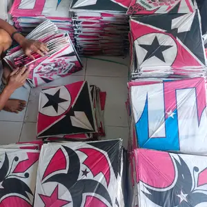 Layangan Sablon Ukuran 58 1 pak isi 100pcs dan 50 pcs ( +bonus 2 pcs )
