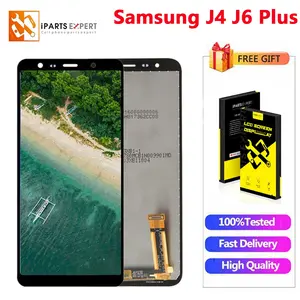 IPARTSEXPERT Setelan Layar Original LCD HP For Samsung Galaxy J4 J6 Plus J415 J610 LCD Original Full Screen Set