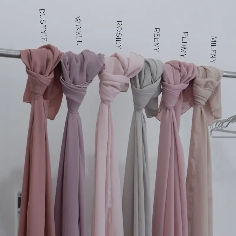 Pashmina Chiffon | Loeve Shawl | Seenathelabel | Chiffon Korean Pashmina | Pashmina Flowy 3