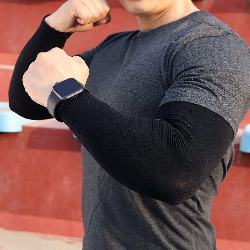 Product Introduction of ice Fabric cycling Arm Sleeves Sun Protection Cooling Hand Sock Sunscreen Anti-UV Arm Sleeves Sarung Tangan handsocks 1