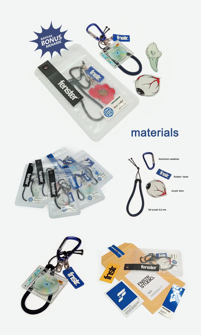 Product Introduction of Keychain Carabiner Fenster Studio - Keychain Akrilik Skena - Aksesoris Tas Aesthetic Skena 0