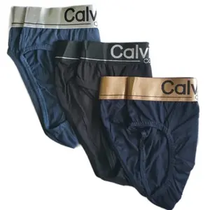 Promo 3pcs-6pcs Celana Dalam Pria Dewasa Bahan Full Katun Nyaman Lembut Motif Keren Tulisan Karet Boxer Cowok Pendek