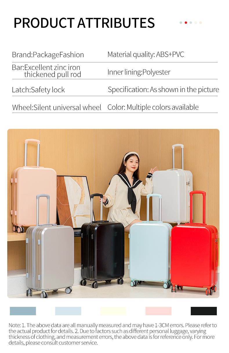 998 High-Fashion Bestseller Luggage: Combination Lock Carry-On Suitcase, Travel Case, Hard-Shell Trolley