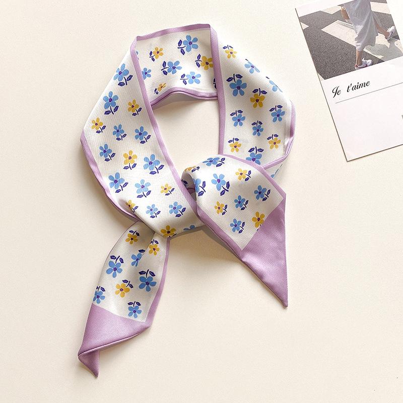 Product Introduction of Băng Đô Thời Trang Khăn Quàng Cổ Cho Nữ Khăn Quàng Ruy Băng Nhỏ Khăn Quàng Cổ Cổ 85 * 6Cm / 20G Túi Ruy Băng Twilly Cho Nữ Phụ Kiện Túi Xách Có Dây Đeo Cổ Tay Khăn Lụa 1 Chiếc SJ1997-87-A 14
