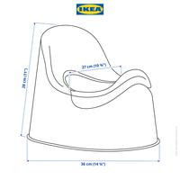 Gambar IKEA LOCKIG Toilet Belajar Anak / Baby Potty Train Putih/Toska dari IKEA Indonesia Kota Administrasi Jakarta Timur 4 Tokopedia