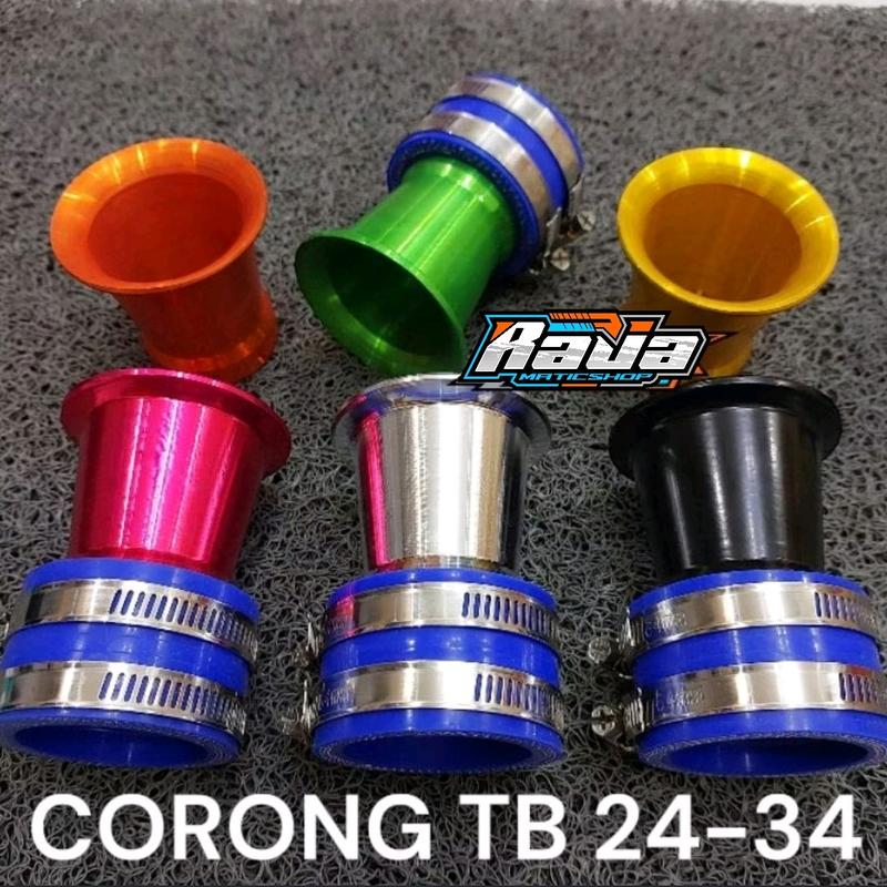Velocity Throttle Body TB Standar Beat Vario 125 150 Scoopy Downdraft 24 26 28 30 32 34 Aksesoris Sepeda Motor Motorcycle 1