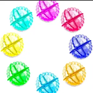 {5 Pcs} Bola Karet Mesin Cuci Agar Pakaian Tidak Kusut Mengikat Laundry Ball For Shirt