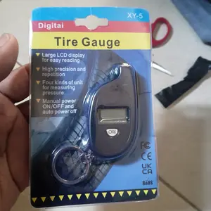 Alat ukur tekanan ban Pengukur Ban Mini Layar Lcd Digital Pengukur Tekanan Udara Ban Mobil Meteran Ban Mobil Motor Baru Car