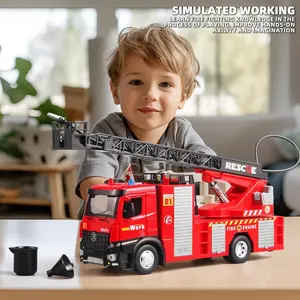BESAR!! MOBIL RC DAMKAR SKALA 1:16 (Blangwir Fire Rescue Car Mainan Remot Kontrol Pemadam Kebakaran Remote Control Fireman Toy Kendaraan)