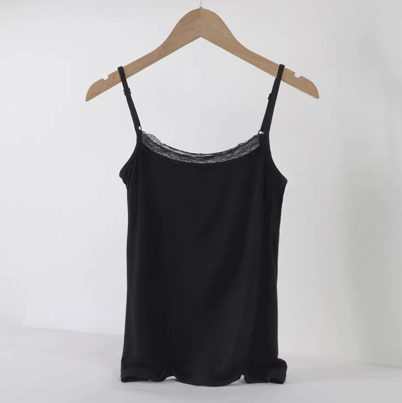 Product Introduction of Summer modal elastic lace girls wear small camisole inside and outside wear 1