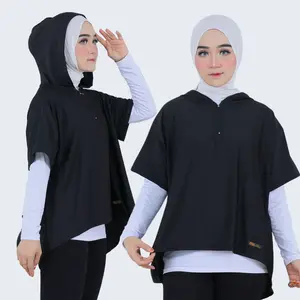 MUDAH HIJAB SPORT Outer Sporty Hoodie Olahraga Wanita Size Super Jumbo (HOODIE)