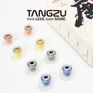 TANGZU Tang Sancai Noble Liquid Silicone Hybrid Eartips Stainless Steel Edition - Green-M 200007763:201336100