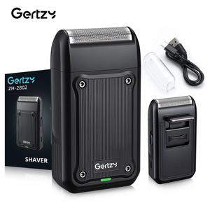 メンズ プロ仕様フォイル電動シェーバー、充電式コードレス設計、高精度ブレード搭載で肌にやさしい剃り心地、ひげ・フェイスケア対応のトラベルグルーミングキット