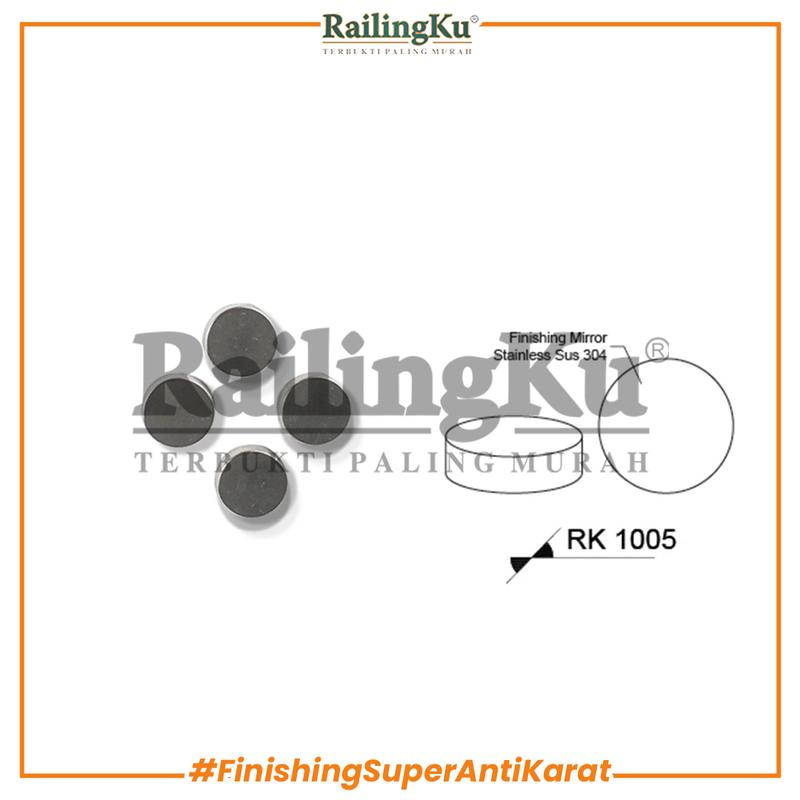 Railingku Aksesoris Railing Tutup Dinabol Stainless SUS 304 RK 1005 5