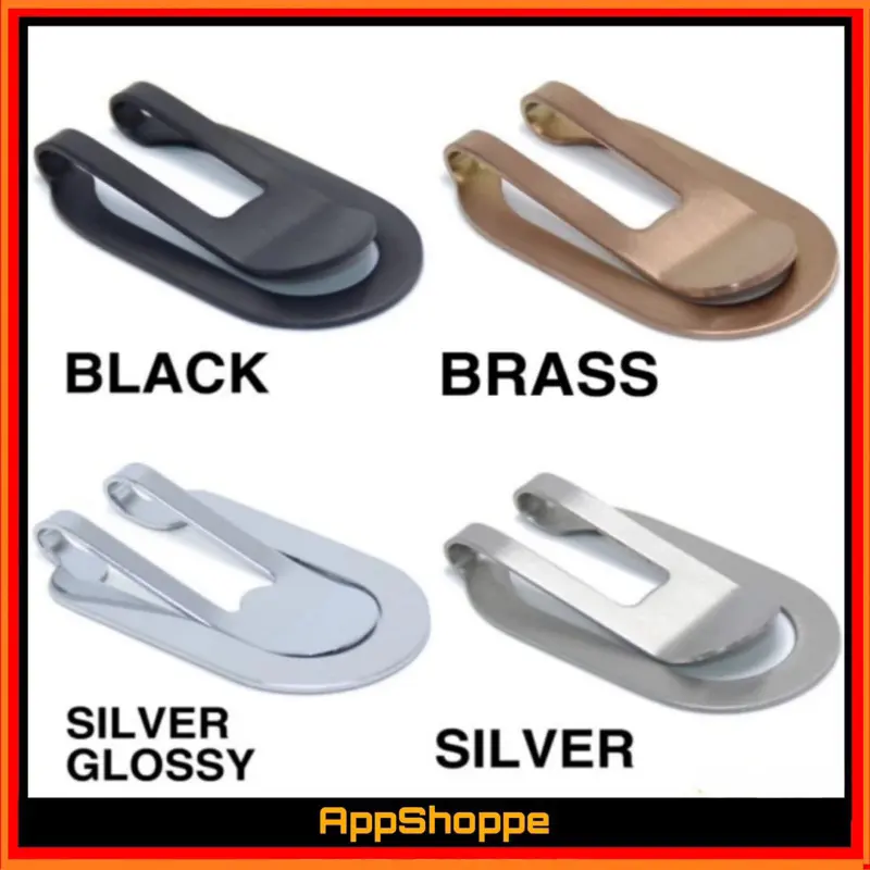 Money Clip Stainless Steel SLIM Penjepit Uang Klip TIDAK KARAT 3