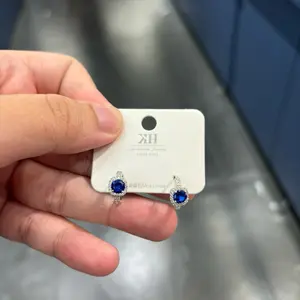 236 - Anting hook Blue Sapir