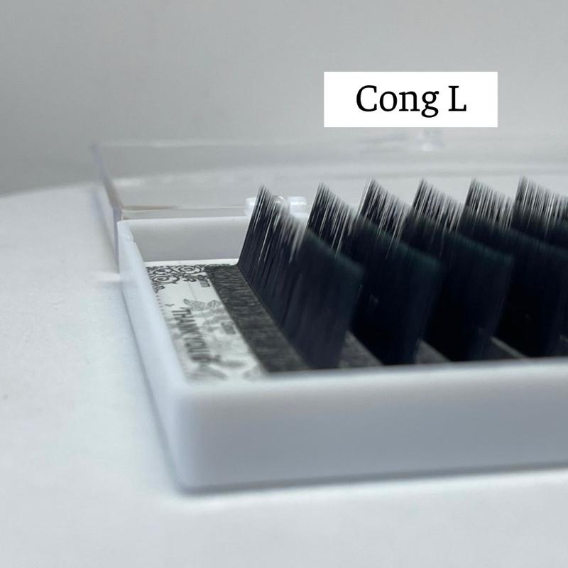 Khay Mi 12line Chất Silk Hàn Cong Gãy LD LC L M Độ Dày 0.07mm độ dài 8-18mm - Phụ kiện Nối Mi Cao Cấp