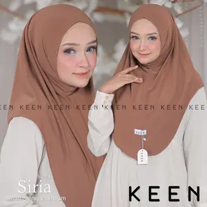 HIJAB INSTAN SIRIA NON PET MATT JERSEY PREMIUM by KEEN BEST SELLER SIZE L
