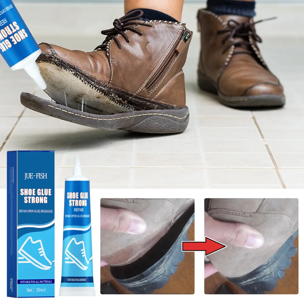 50ml Strong Shoe Glue Multi-purpose Shoe Repair Glue Waterproof Adhesive Glue Sports Shoes, Leather Shoes