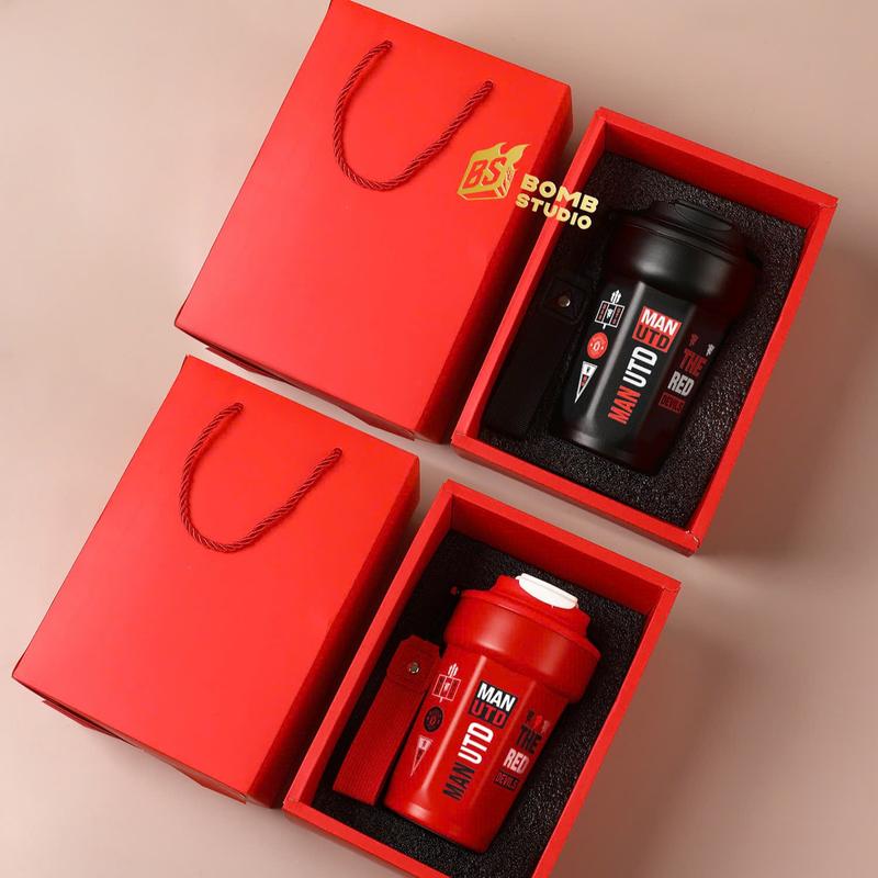 Quà Tặng Ly/Bình giữ nhiệt cao cấp MU, dung tích 460ML giữ nhiệt tốt 6-12 giờ - BOMBSHOP [GFT10] 4