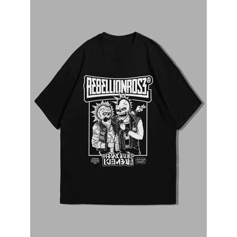 Rebellion Rose - Comrades (Live At Locshow II) / Kaos Rebellion Rose / Kaos Band Baju Tshirt Distro Pria Dewasa Katun Combed Motif Keren 4
