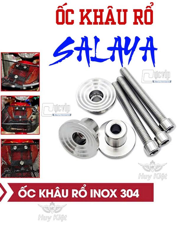   Kèm Ốc Inox 304  Khâu Ốc Gắn Rổ SALAYA INOX 304 Future Wave Dream  Future I II X Neo Led Wave Nhỏ A S RS RSX ZX Blade  