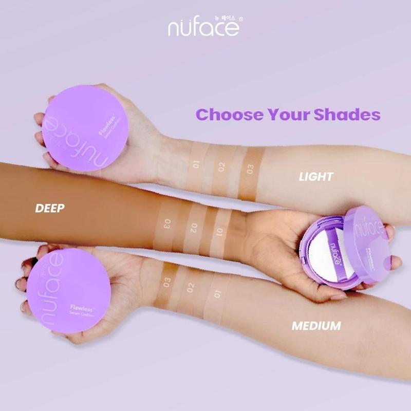 Nuface Flawless+ Serum Cushion with SPF 30 PA+++ (Medium to High Coverage) 0