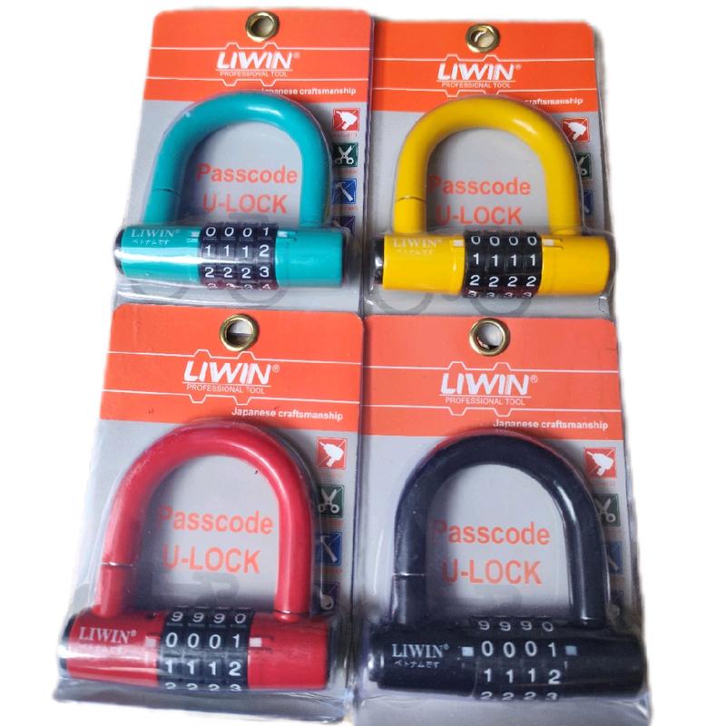   Sale Mới  Ổ Khoá Số Chữ U Cao Cấp 4 số bảo mật cao!  U-Lock  