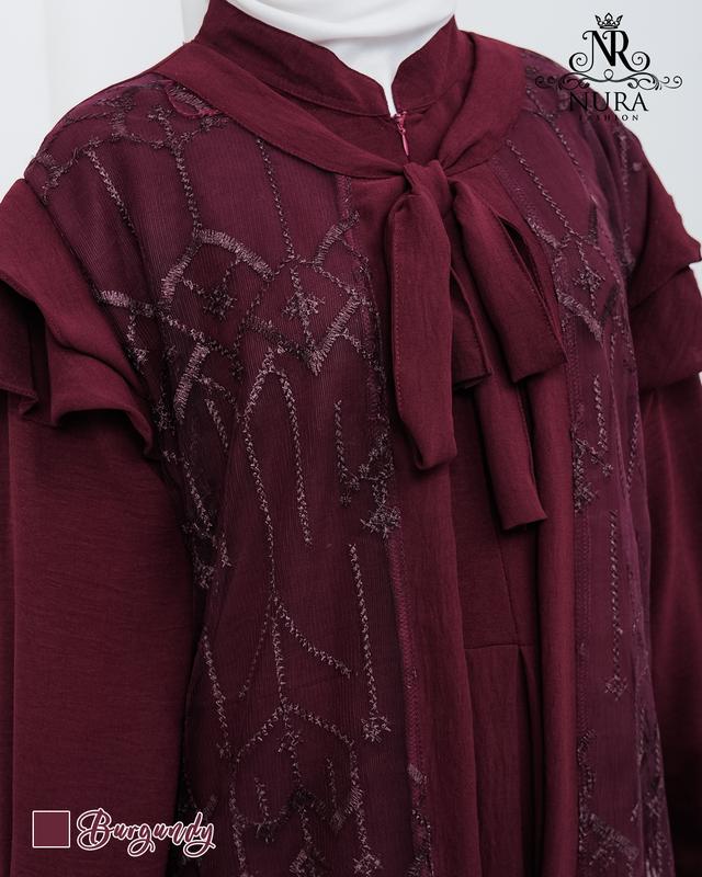 Gamis Brukat Kondangan Terbaru 2025 | Crinkle Premium | Busui | Gaun Pesta elegan Brokat Cantik 7