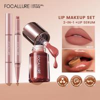 Gambar (BUNDLE) FOCALLURE 2PCS Lip Set Toasted Plumping Lip Serum & Lip Liner & Lipstick 2-in-1 FA-L61 FA-L73 - Set 1-NU01+NU01 dari BEAUTY ENTITY Kab. Tangerang 1 Tokopedia