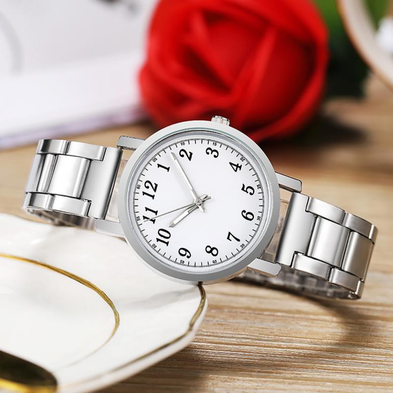 Đồng Hồ Cặp Đôi, Dây Thép Cho Phụ Nữ Và Nam Giới, Đồng Hồ Cặp Đôi, Bán Theo Cặp 4